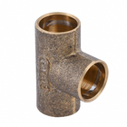 Tê 90° Latão Liso Água Quente e Fria 22mm ou 3/4" Ramo