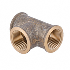 Tê 90° Latão Roscável Água Quente e Fria 22mm ou 3/4" Ramo