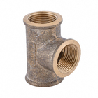 Tê 90° Latão Roscável Água Quente e Fria 22mm ou 3/4" Ramo