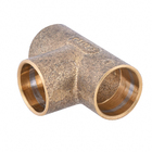 Tê 90° Latão Liso Água Quente e Fria 28mm ou 1" Ramo