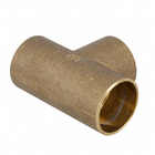 Tê 90° Latão Liso Água Quente e Fria 42mm ou 1.1/2" Ramo