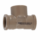 Tê 90° Roscável e Soldável Marrom 20mm 1/2" Tigre