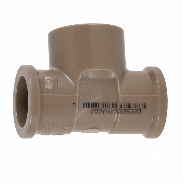 Tê 90° Roscável e Soldável Marrom 20mm 1/2" Tigre