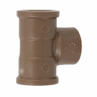 Tê 90° Roscável e Soldável Marrom 25x20mm 3/4x1/2" Tigre