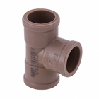 Tê 90° Soldável Marrom 20mm 1/2" Plastilit