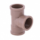 Tê 90° Soldável Marrom 32mm 1" Plastilit