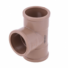 Tê 90° Soldável Marrom 50mm 1.1/2" Plastilit