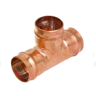 Tê Cobre Liso Água Quente e Fria 28mm ou 1" Ramo