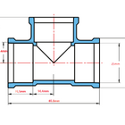 Te De Água Marrom - Krona, Tamanho: 25mm