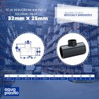 Tê De Redução 90° 32x25mm Em Pvc-u Soldável