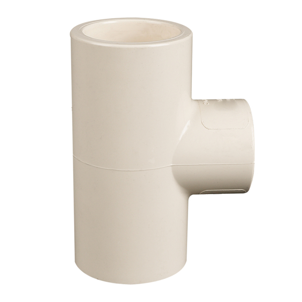 Tê de Redução CPVC Soldável para Água Quente 28x15mm 1x1/2'' Plastilit