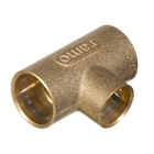 Tê de Redução Latão Liso Água Quente e Fria 35mmx15mm ou 1.1/4"x1/2" Ramo