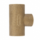 Tê de Redução Latão Liso Água Quente e Fria 35x28mm ou 1.1/4"x1" Ramo