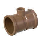 Tê de Redução Marrom PVC Água Fria 32mmx25mm ou 1"x3/4" Tigre