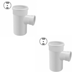 Te De Redução Para Esgoto Branco - Krona, Tamanho: 100x50mm