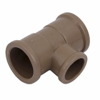 Tê de Redução Soldável Marrom 32x25mm 1x3/4" Plastilit