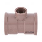 Tê de Redução Soldável Marrom 50x25mm 1.1/2x3/4" Plastilit