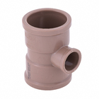 Tê de Redução Soldável Marrom 50x25mm 1.1/2x3/4" Plastilit