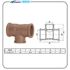 Te De Redução Soldável 40 X 32mm Amanco