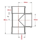 Te Esgoto Branco 40mm - Krona, Tamanho: 40mm