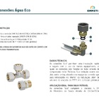 Te Femea Agua Eco  16x1/12"  Kit Com 10 Unidades