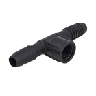 Tê Interno Polietileno Preto Roscável 1/2" 20mm Plastilit