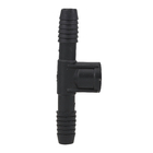 Tê Interno Polietileno Preto Roscável 1/2" 20mm Plastilit