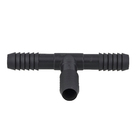 Tê Interno Triplo Polietileno Preto Roscável 1/2" 20mm Plastilit