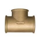 Tê Latão Roscável Água Quente e Fria 28mm ou 1" Ramo