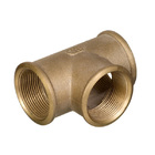 Tê Latão Roscável Água Quente e Fria 42mm ou 1.1/2" Ramo