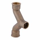 Tê Misturador Latão Roscável e Liso Água Quente e Fria 22mm ou 3/4" Ramo