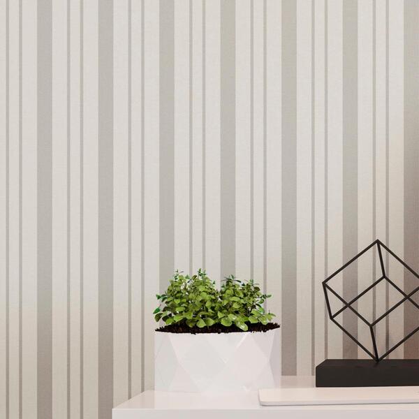 Tecido Para Parede Karsten Wall Decor Equilíbrio Cinza