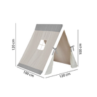 Tecido para Tenda Cabana - Marfim e Cinza - Casatema