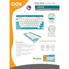 Teclado Bluetooth Para Tablet E Smartphone Oex Class Tc502 Az