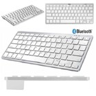 Teclado Bluetooth Slim Para Pc Tablet Smartphone Branco