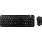 Teclado Bright S/fio + Mouse Teclas Redondas Preto 0585