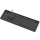 Teclado Com Fio Light Usb 1 7m Iluminado Preto Tc268 Multilas
