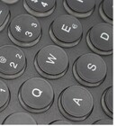 Teclado Com Teclas Redonda Led Rgb Silencioso Kp-2059