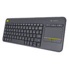 Teclado Com Touchpad Integrado Para Tv Logitech K400 Plus Wir