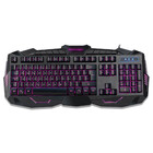 Teclado E Mouse Gamer Com Fio Usb Com Detalhe Azul Multilaser