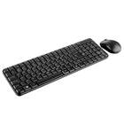 Teclado & Mouse Sem Fio 2.4ghz Multimidia Usb Preto Tc183