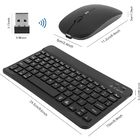 Teclado E Mouse Sem Fio A6732 Slim Recarregável Preto Alta Co