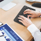 Teclado E Mouse Sem Fio A6732 Slim Recarregável Preto Alta Co