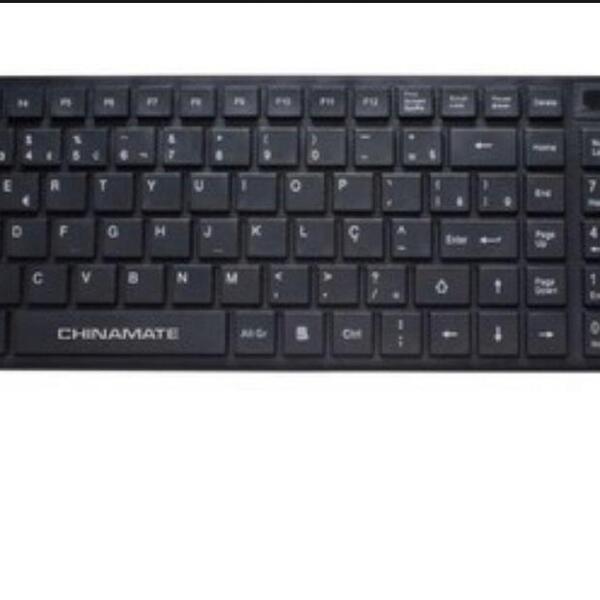 Teclado E Mouse Sem Fio Preto Chinamate