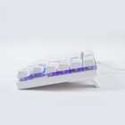 Teclado Gamer Aplus Tech Barak White Led Rainbow Mecânico Abn