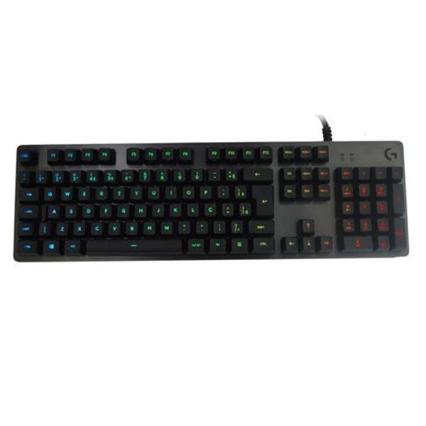 Teclado Gamer Logitech G512 Carbon Tactile Gx Rgb Para Jogos