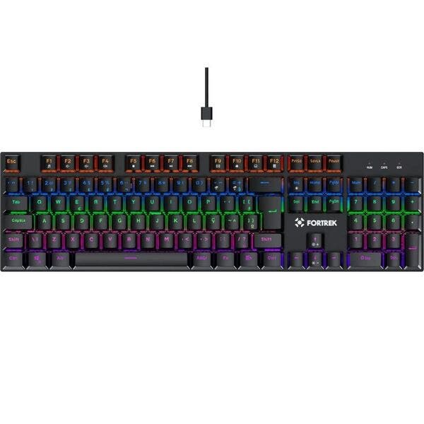 Teclado Gamer Mecânico Fortrek Gravity 100 Fullsized Swit...