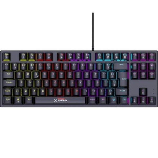 Teclado Gamer Mecânico Fortrek Gravity 80 Tkl Switch Oute...