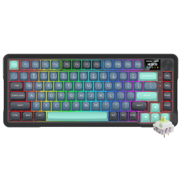 Teclado Gamer Mecânico Redragon K724gbg-rgb-pro Behemoth Pro