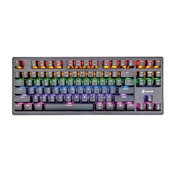 Teclado Gamer Mecanico Spectrum Led Switch Blue Abnt2 Oex Tc602